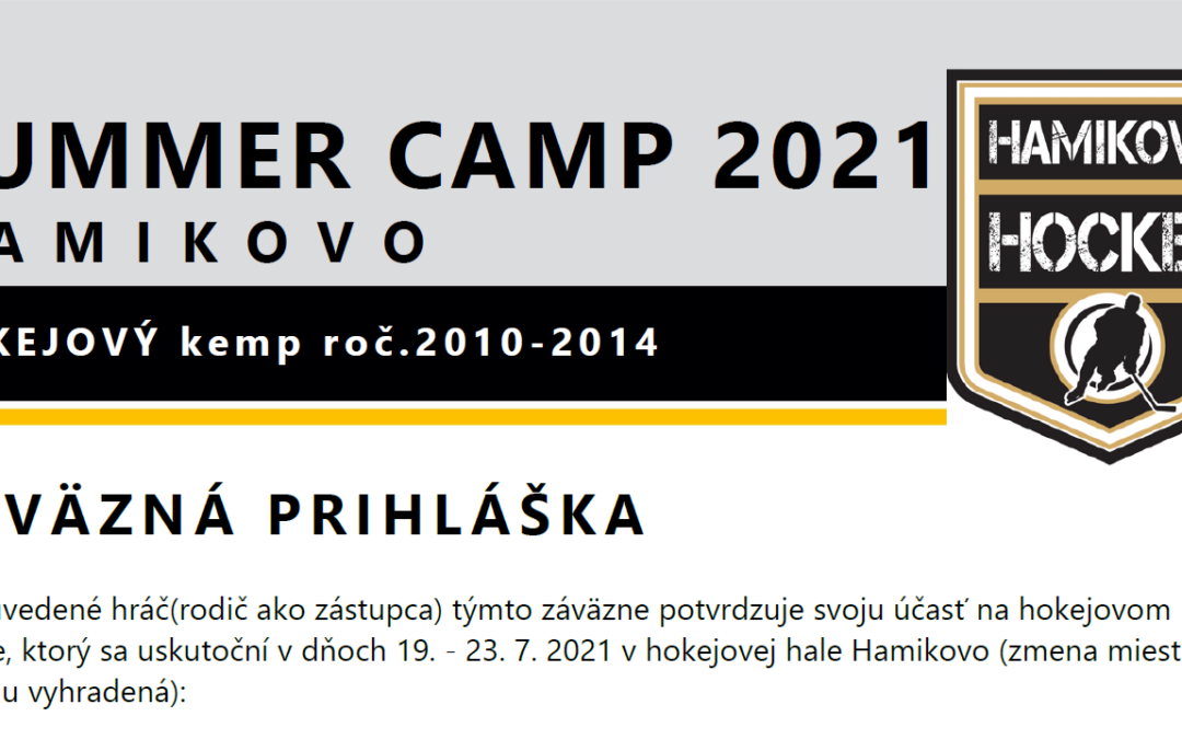 Summer Camp 2021 Hamikovo